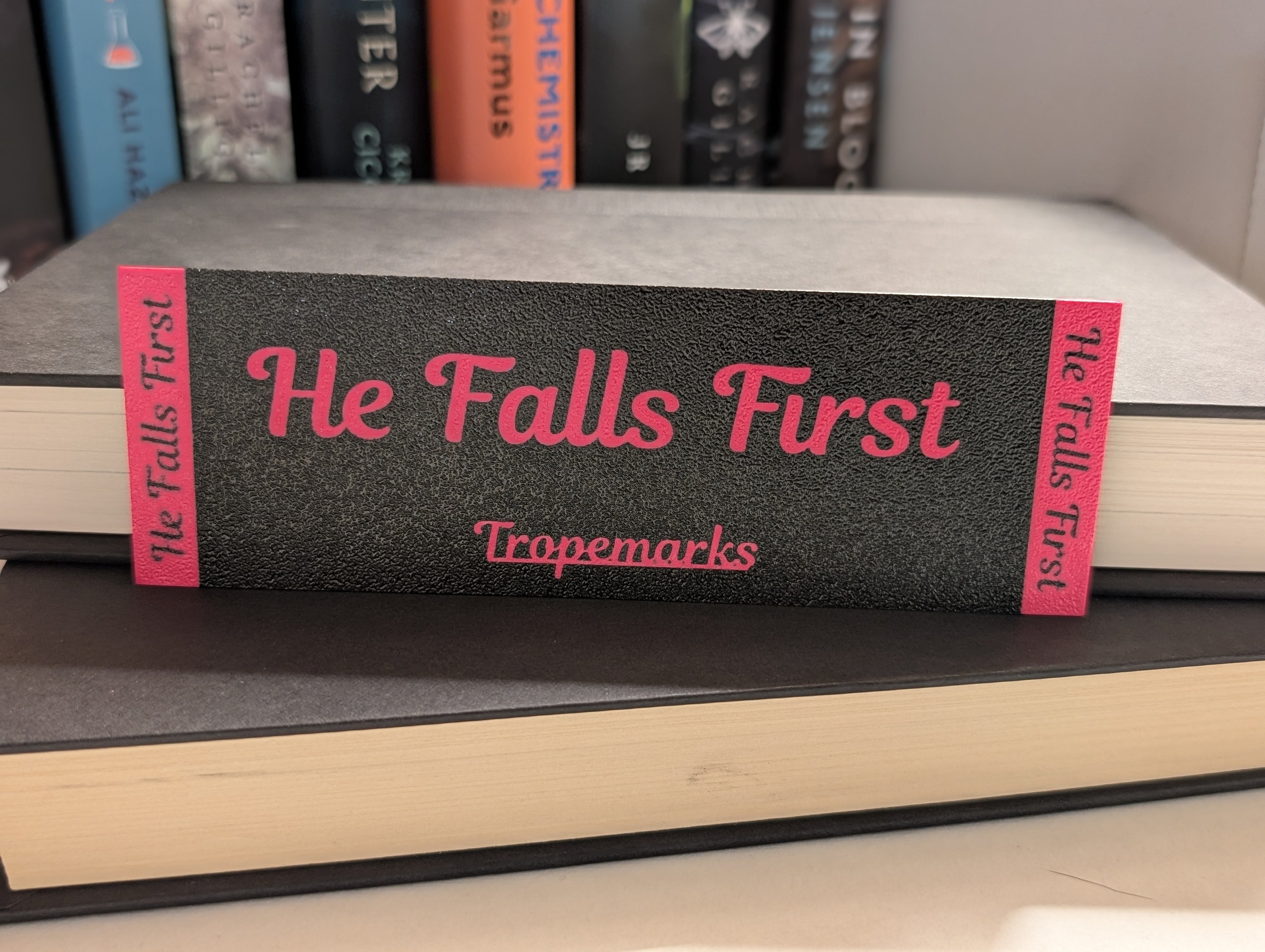 He Falls First - Classic Bookmark