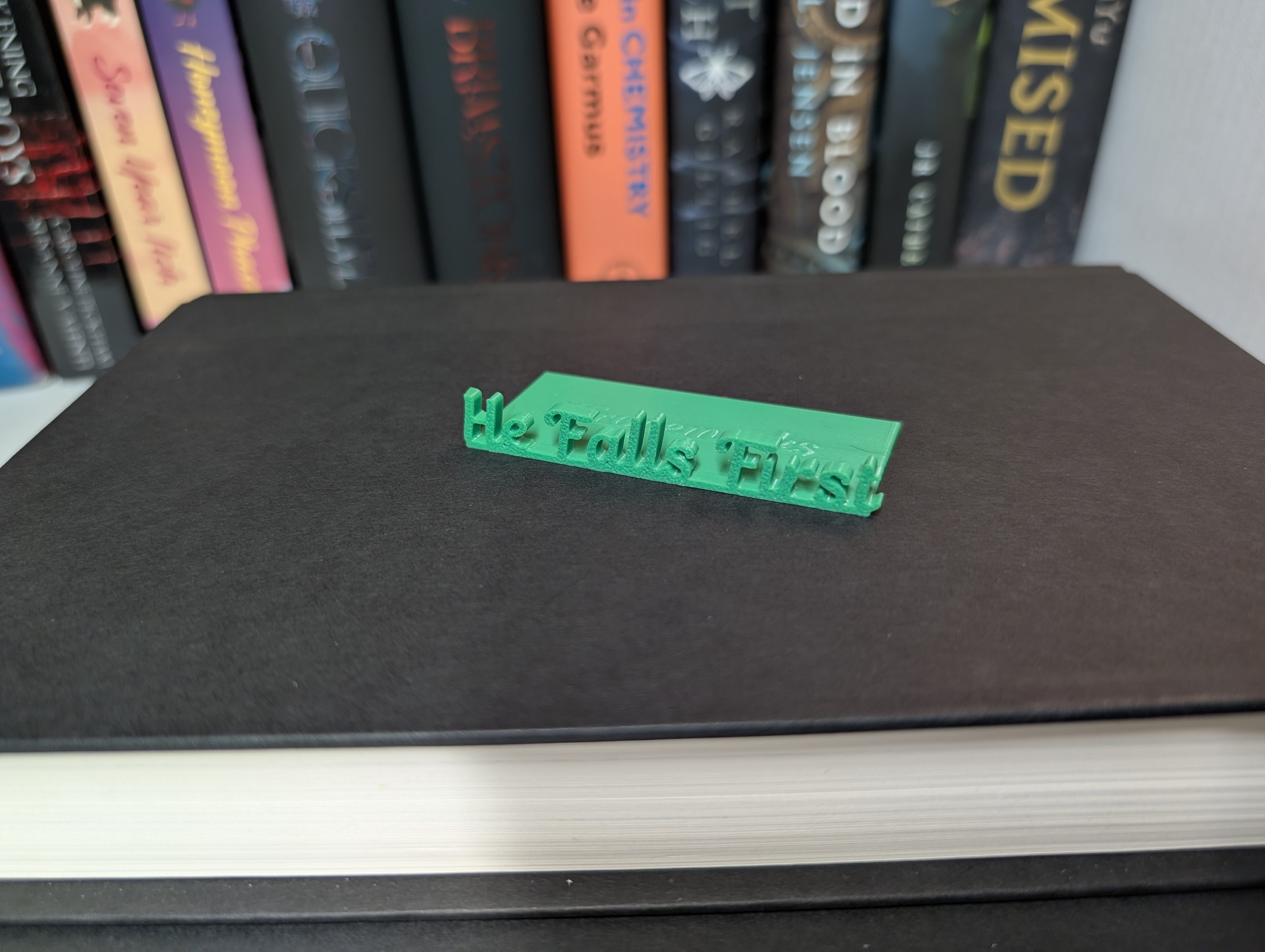 He Falls First Bookmark