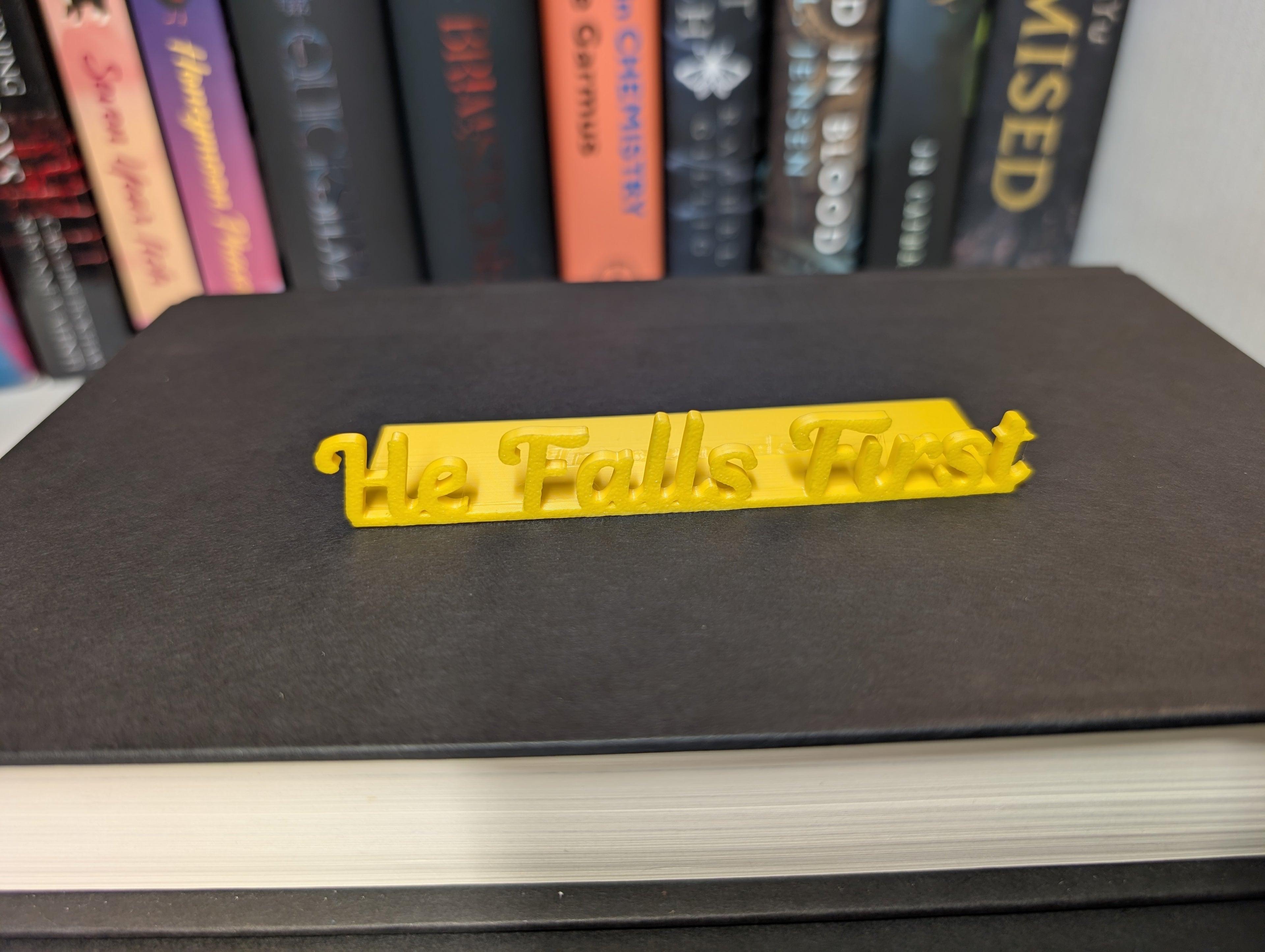 He Falls First Bookmark