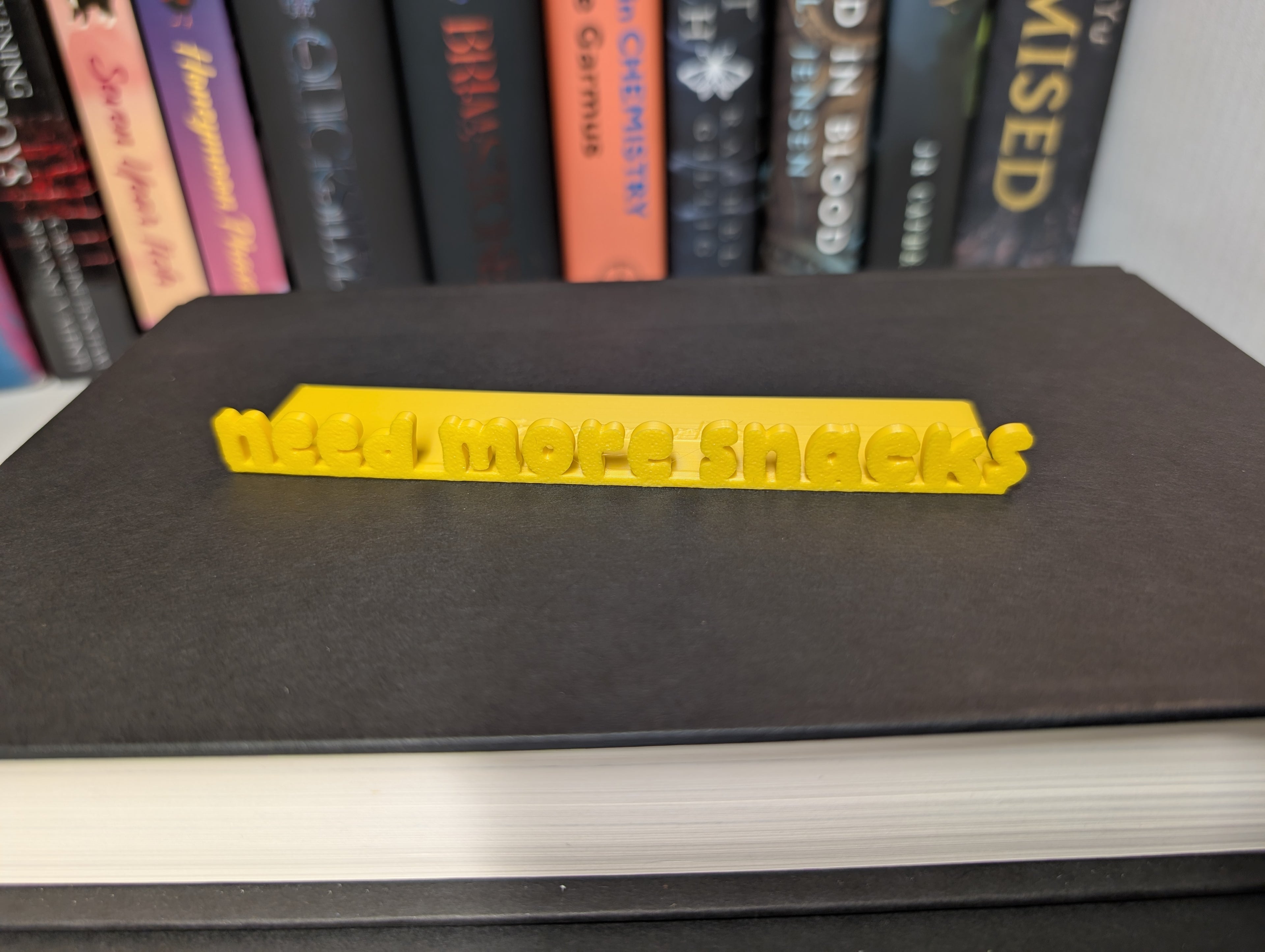 Need More Snacks Bookmark