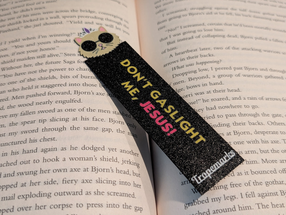 Princess Donut - Don't Gaslight Me, Jesus - Icon Bookmark