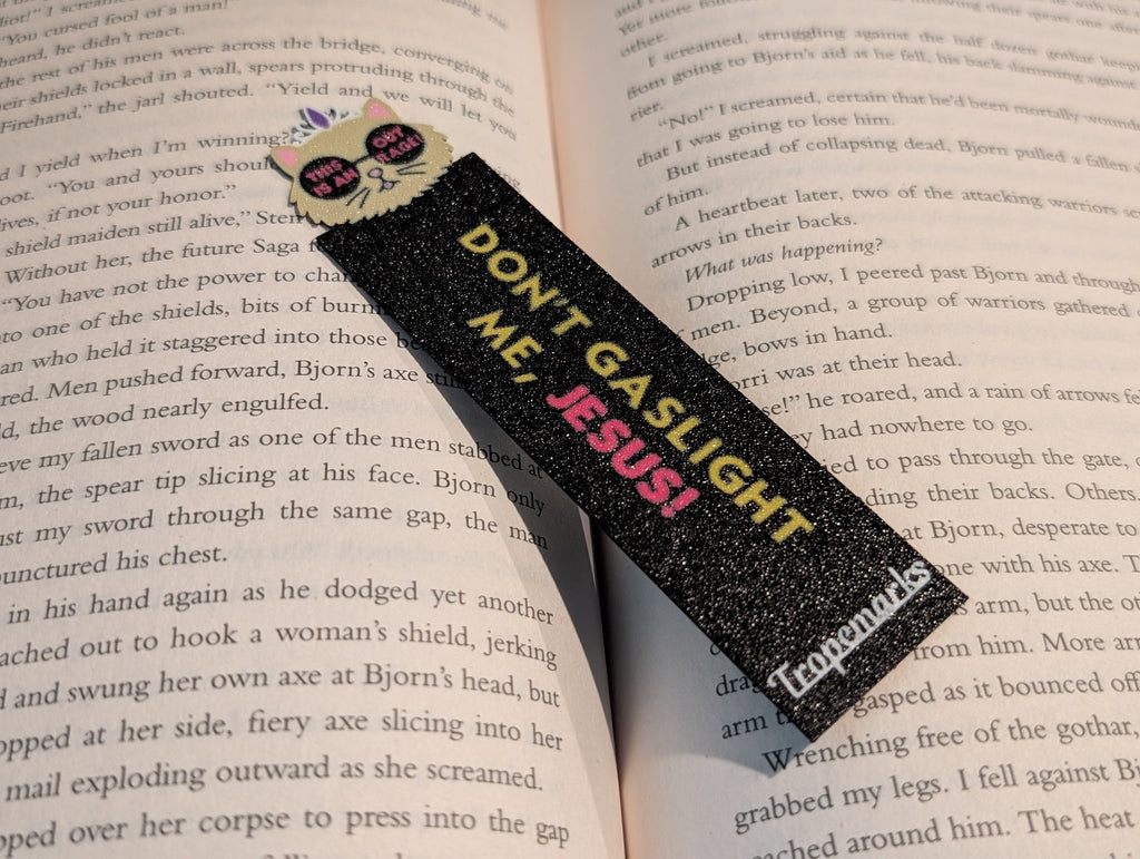 Princess Donut - Don't Gaslight Me, Jesus - Icon Bookmark
