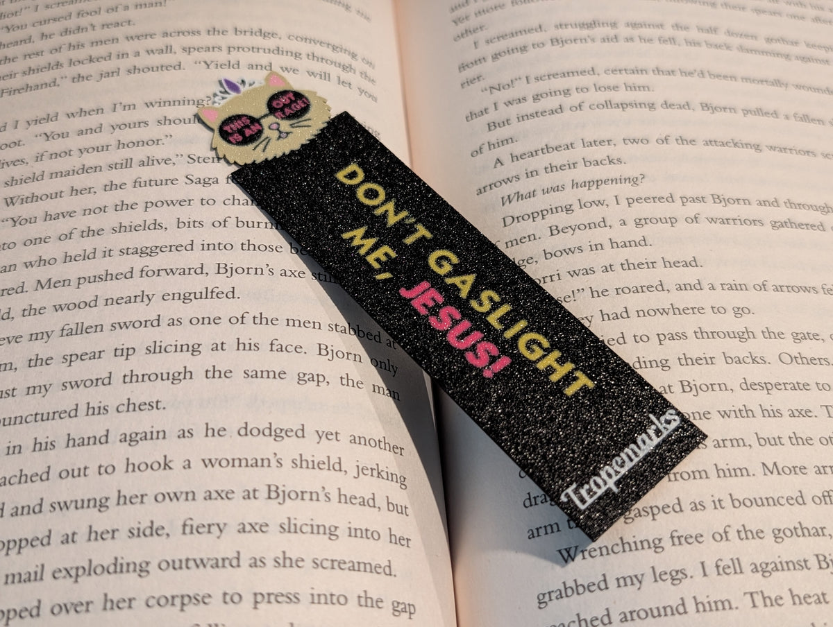 Princess Donut - Don't Gaslight Me, Jesus - Icon Bookmark
