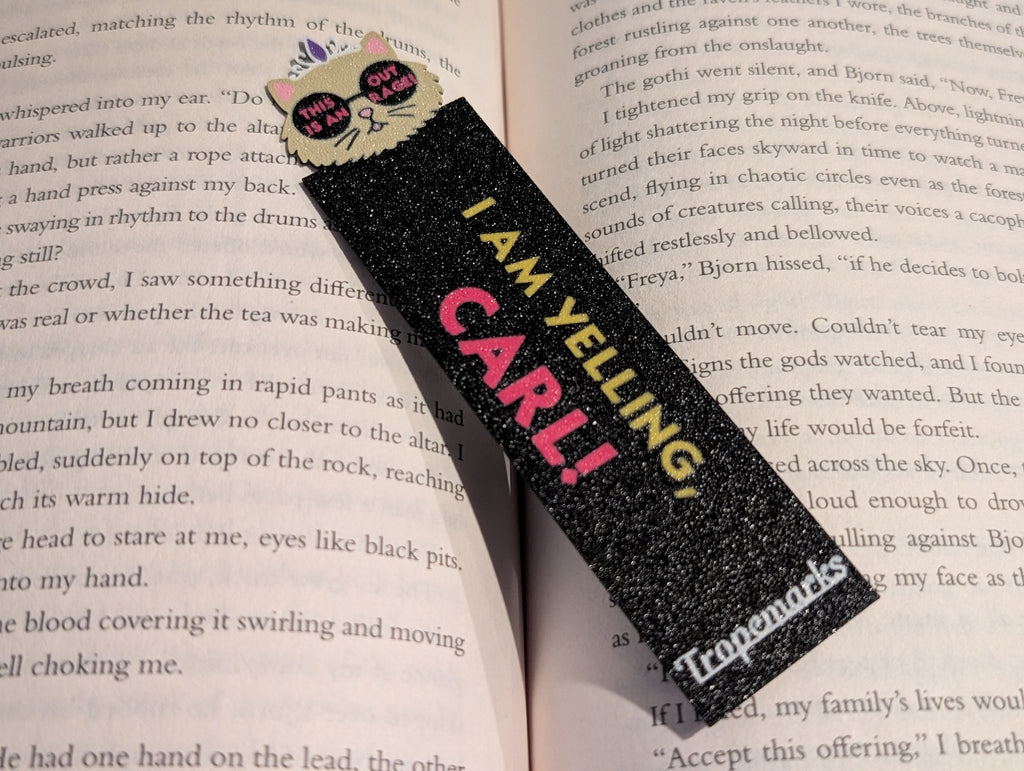 Princess Donut - I Am Yelling, Carl - Icon Bookmark