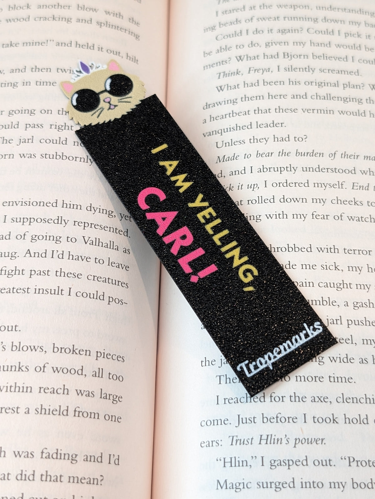 Princess Donut - I Am Yelling, Carl - Icon Bookmark