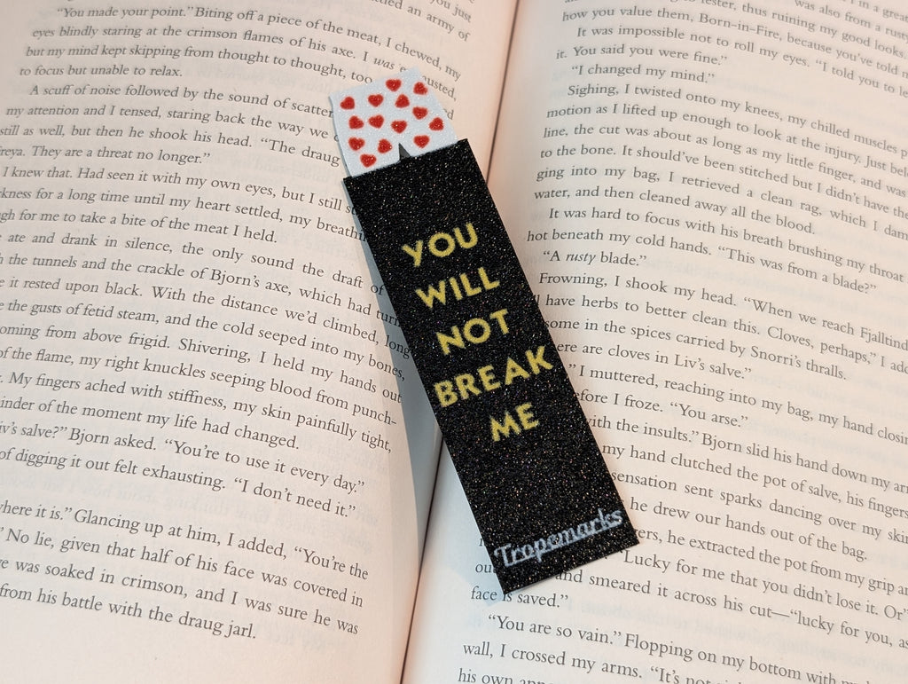 You Will Not Break Me - Icon Bookmark