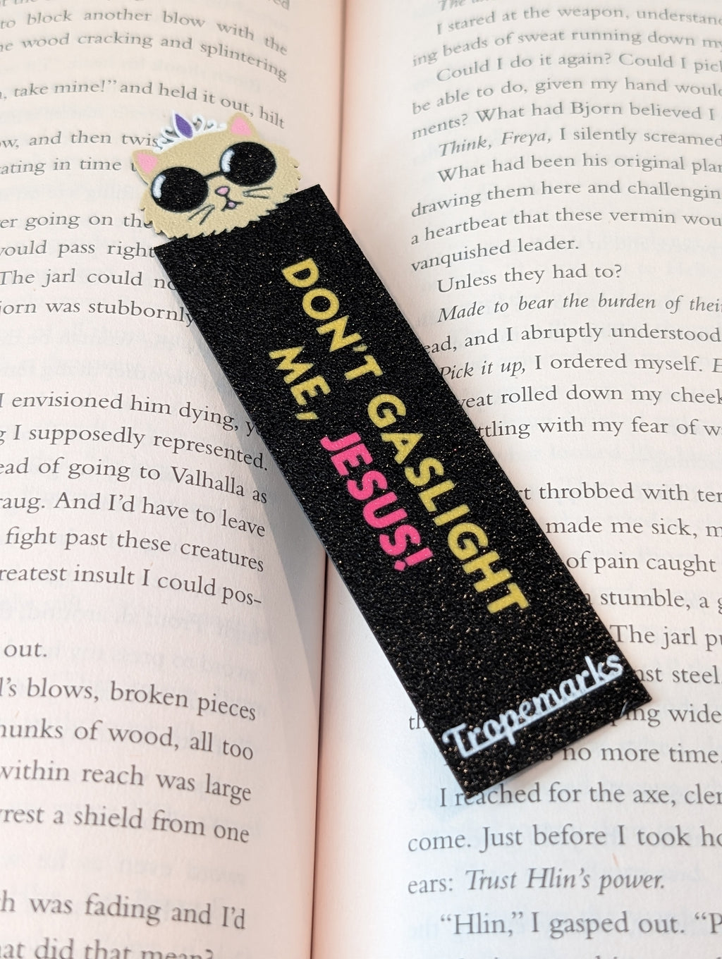 Princess Donut - Don't Gaslight Me, Jesus - Icon Bookmark