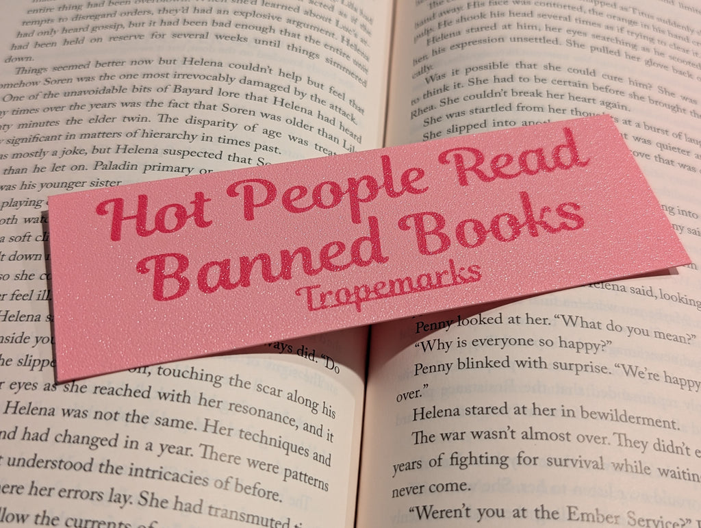 Hot People Read Banned Books - Bookmark