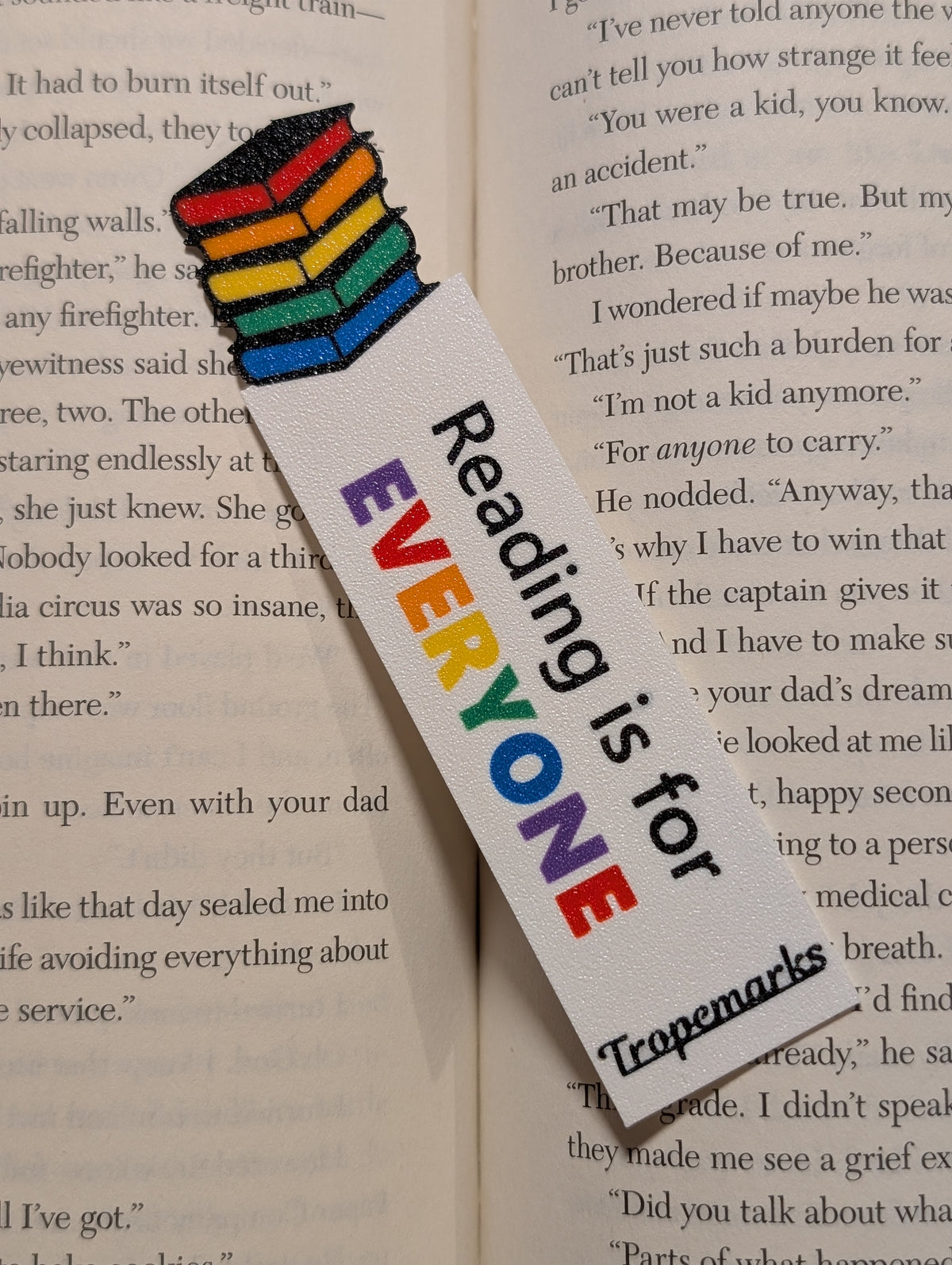 Reading Is For Everyone - Icon Bookmark